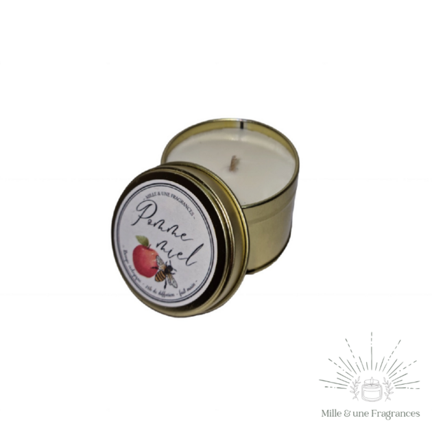 Pomme miel - Pots métalliques - mille-et-une-fragrances