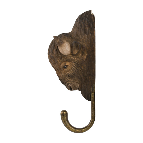 Patere-crochet-wildlifegarden-bison-cote