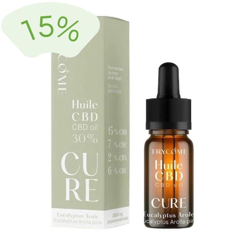 HEMPATIK - HUILE CBD TRYCOME - CURE - 15%