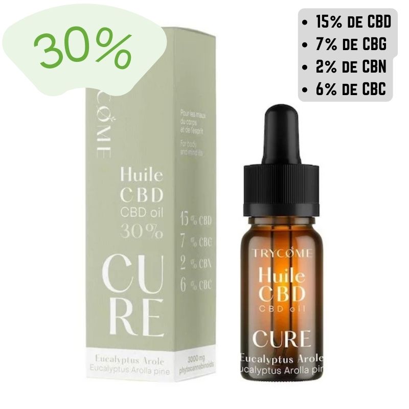 TRYCOME - HUILE CURE - 30% CBD