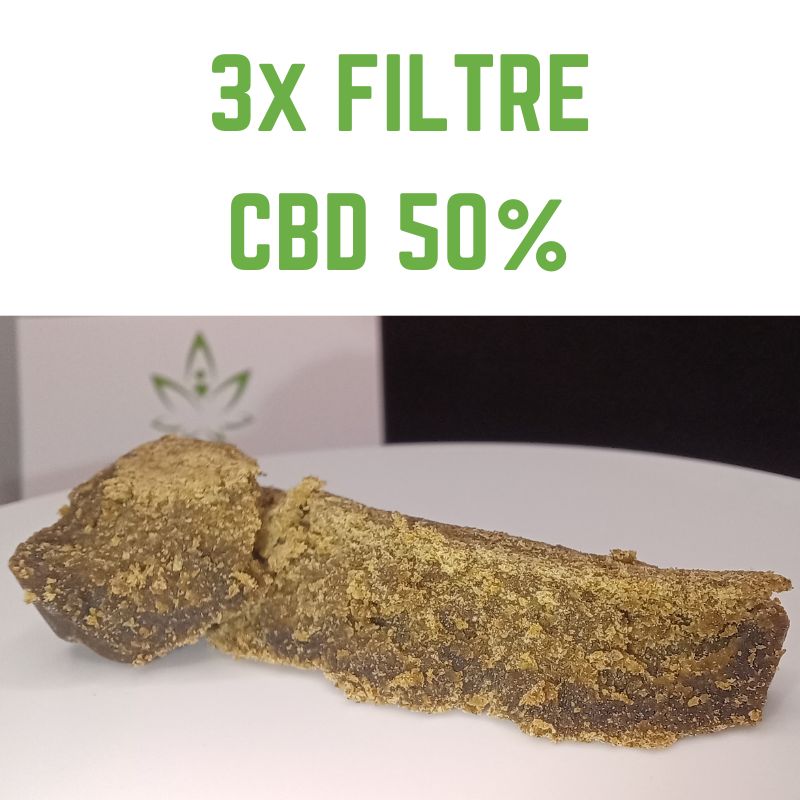 Résine CBD  - 3x Filtré  50% - profil