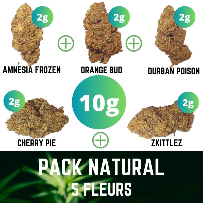 PACK NATURAL 5 FLEURS CBD