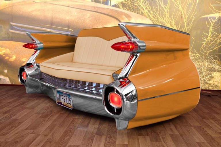 canapé voiture cadillac sofa vintage
