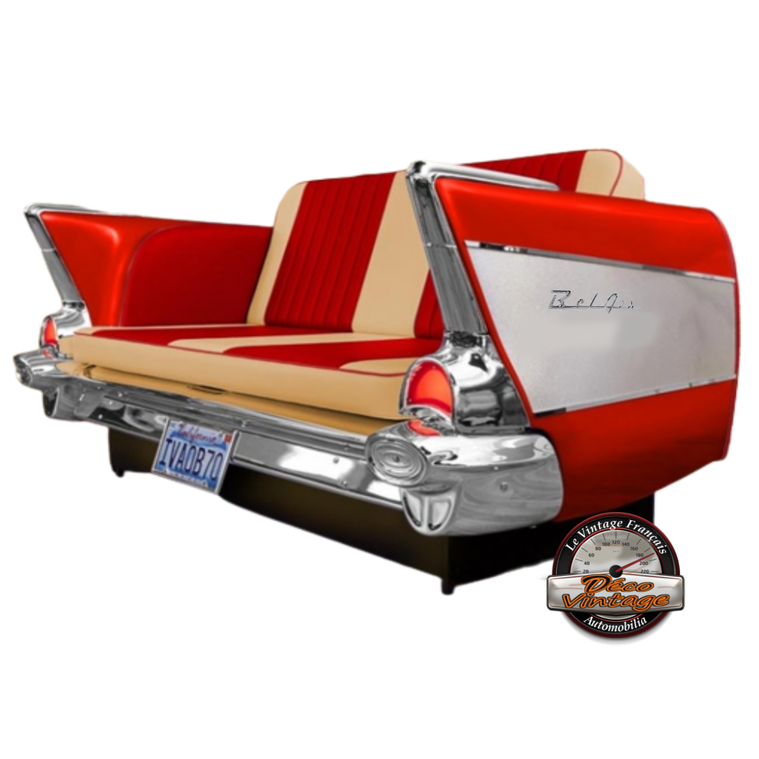 canapé voiture américaine Chevrolet vintage
