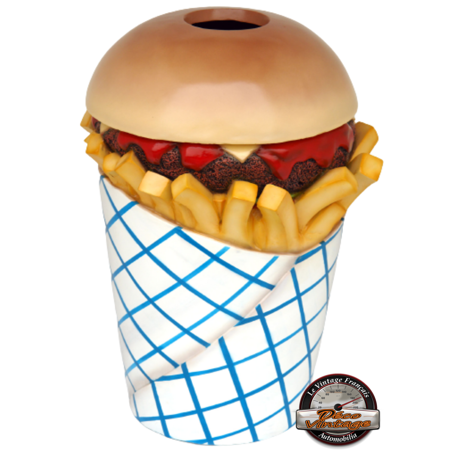 Lot De 7 Sous-verres Hamburger Wendy's En Résine, Pop Art Multicolore