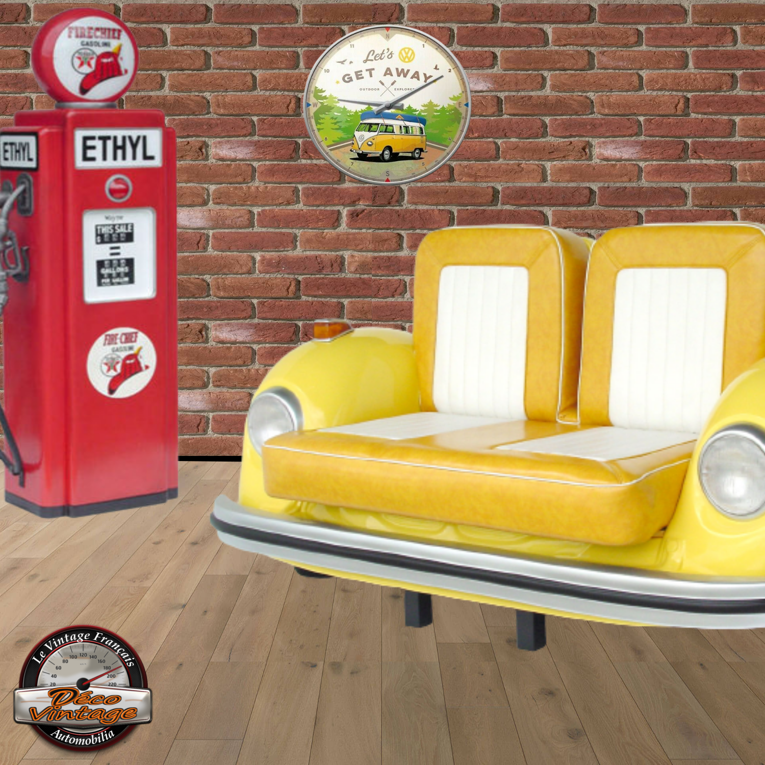 canapé banquette vw coccinelle vintage