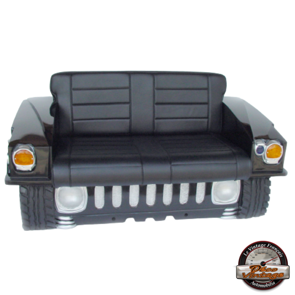 canapé voiture hummer couleur militaire H1 noir