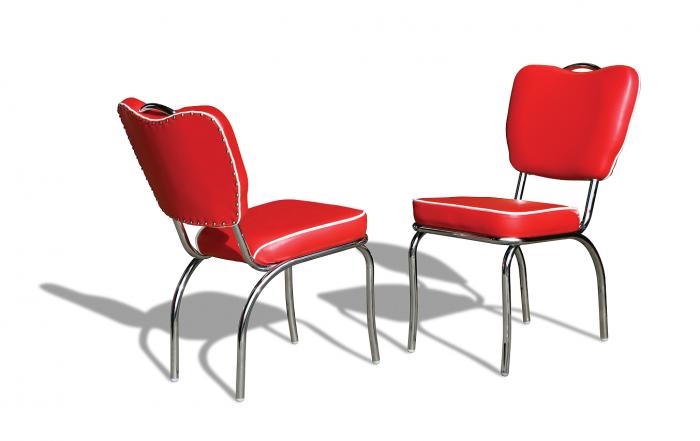 chaise-diner-americain-rouge