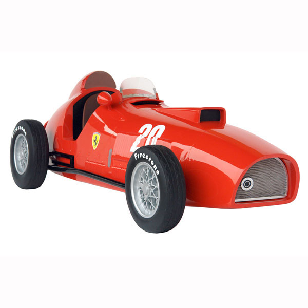 formule 1 ferrari en résine rétro