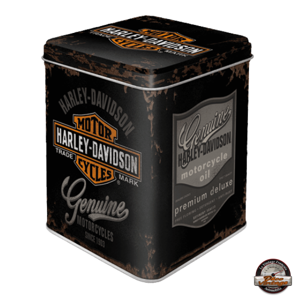 boite à thé harley davidson motorcycle