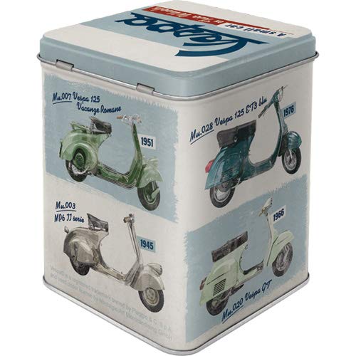Boite café rangement vespa scooter