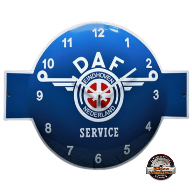 horloge murale émaillée Daf