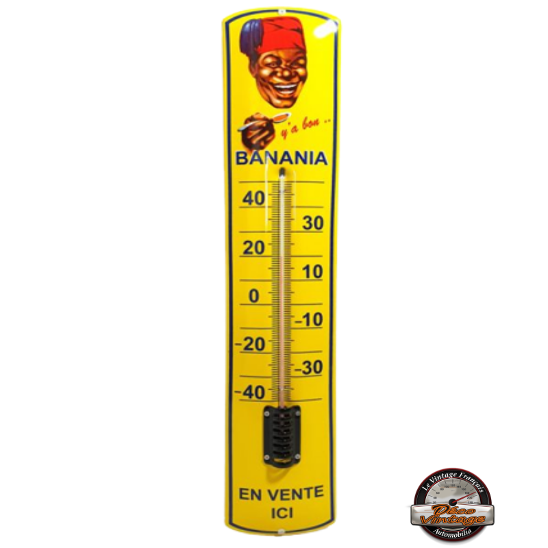 thermomètre rétro émaillé Banania Y'a bon