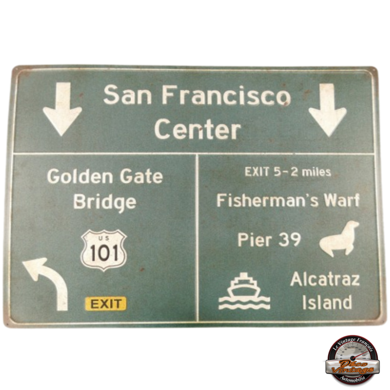 panneau américain signalisation route san francisco