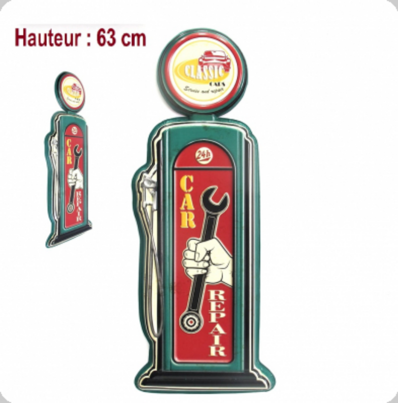 Plaque émaillée Berliet Style Vintage - Panneau Déco Garage En Aluminium Fabriqué En France