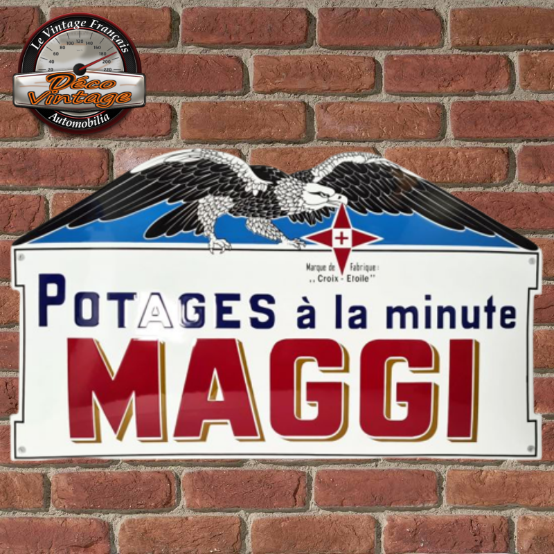 Plaque Mini Cooper émaillée - Objets émaillés/Plaques émaillées