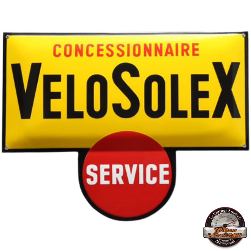 plaque émaillée concessionnaire Velosolex