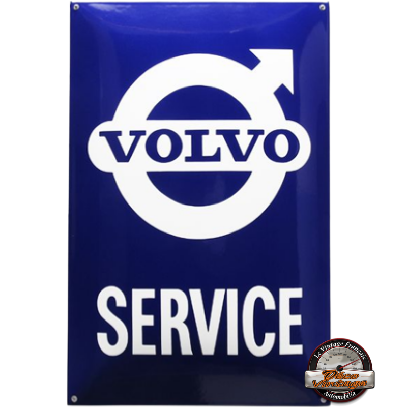 plaque émaillée Volvo service
