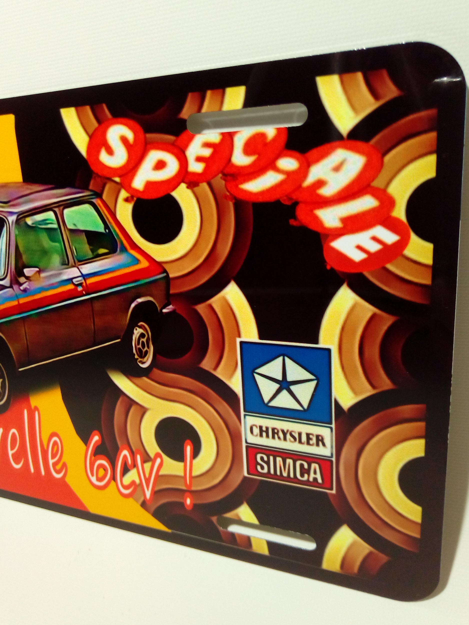 plaque simca vintage