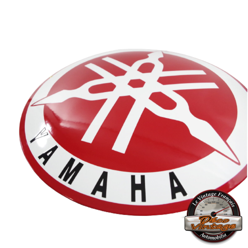 Plaque émaillée Yamaha Déco murale/Plaques émaillées decovintage