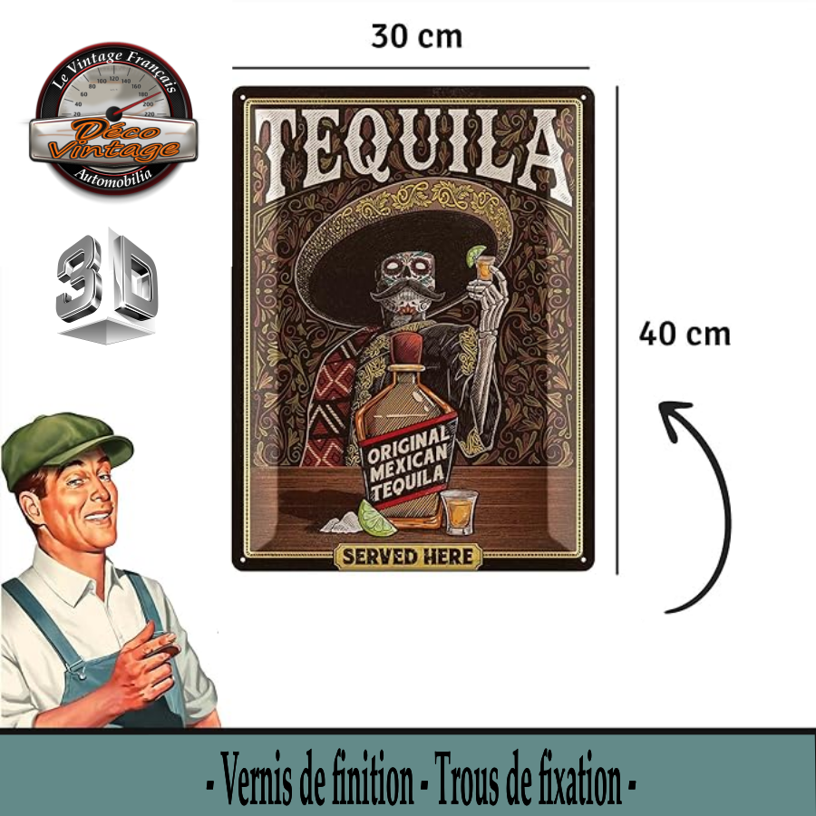 Authentique plaque d'immatriculation Mexique Quitana Roo Espadon - Collection