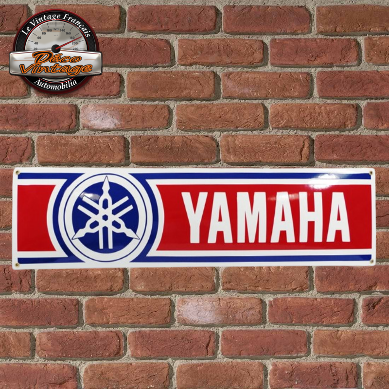 Plaque Yamaha émaillée Déco murale/Plaques émaillées decovintage