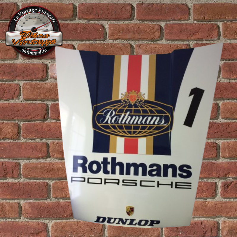 capot moteur porsche 911 Rothmans racing