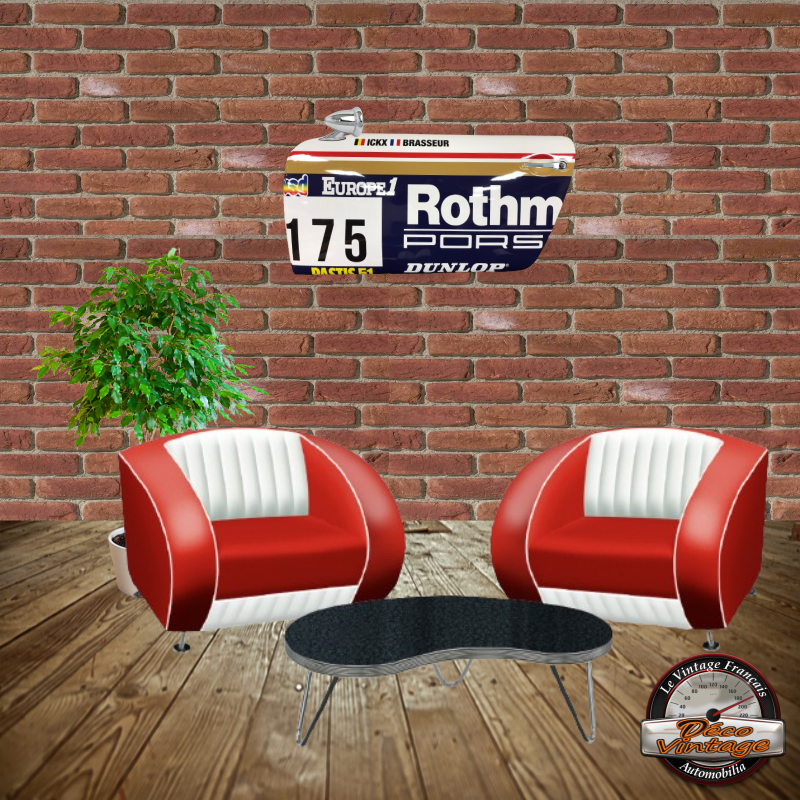 portière déco murale porsche 911 Rothmans