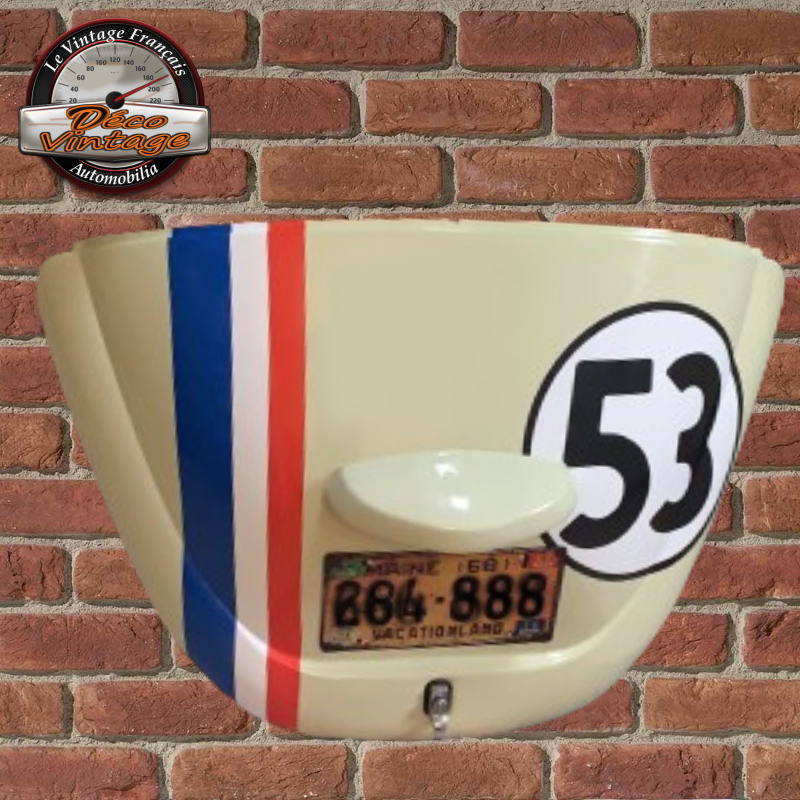 capot moteur déco vw coccinelle rétro choupette