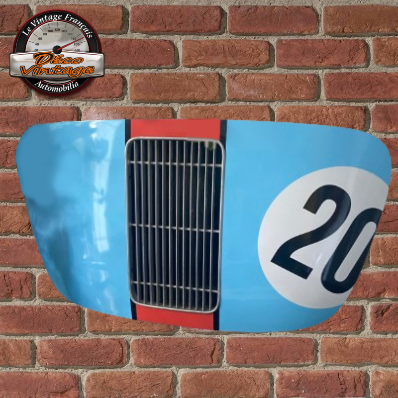 déco murale capot gulf  porsche 356