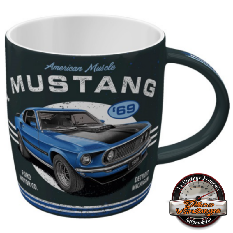 Mug Ford Mustang Mach1 1969 - Déco vintage/Mugs - decovintage