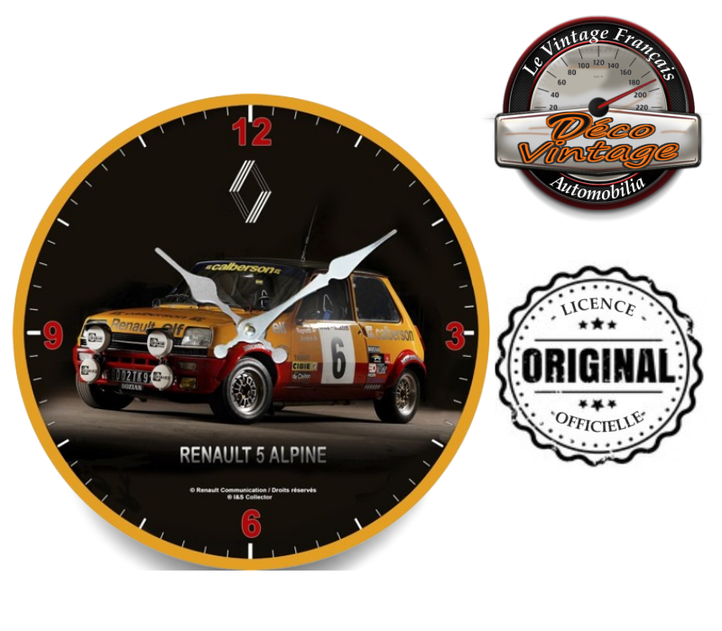 horloge renault r5 alpine