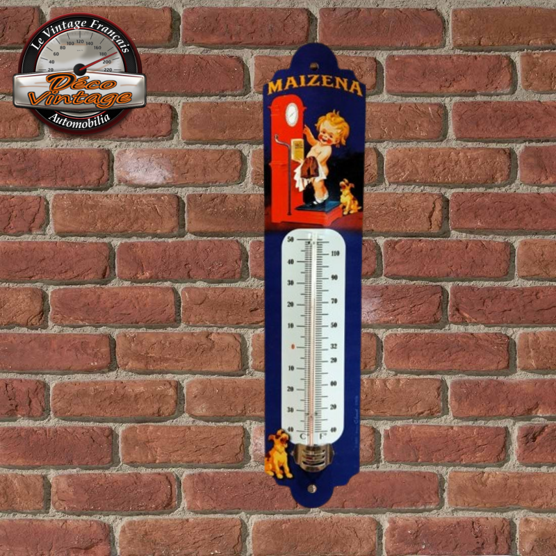 thermomètre publicitaire rétro maizena