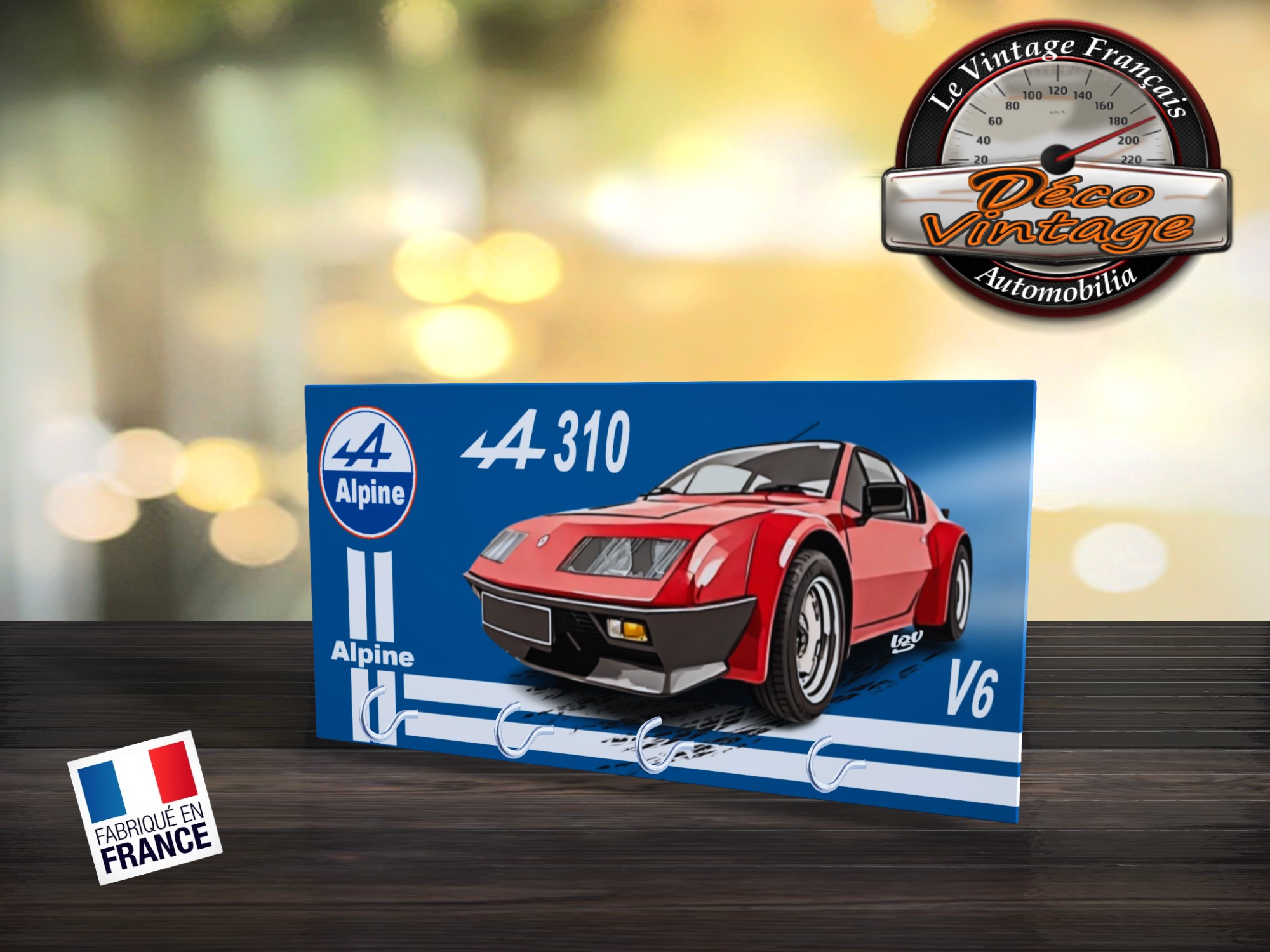 accroche-clés mural alpine a310
