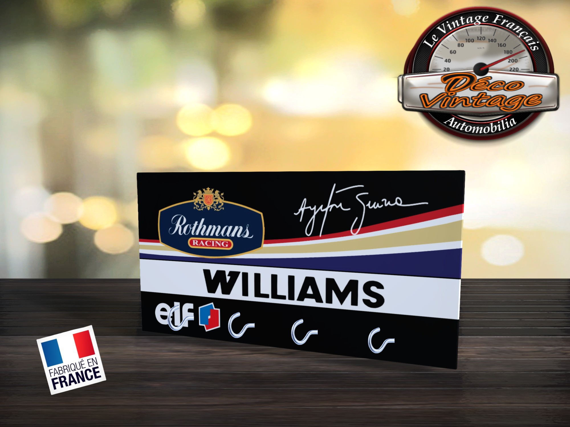 accroche-clés williams F1 ayrton senna team