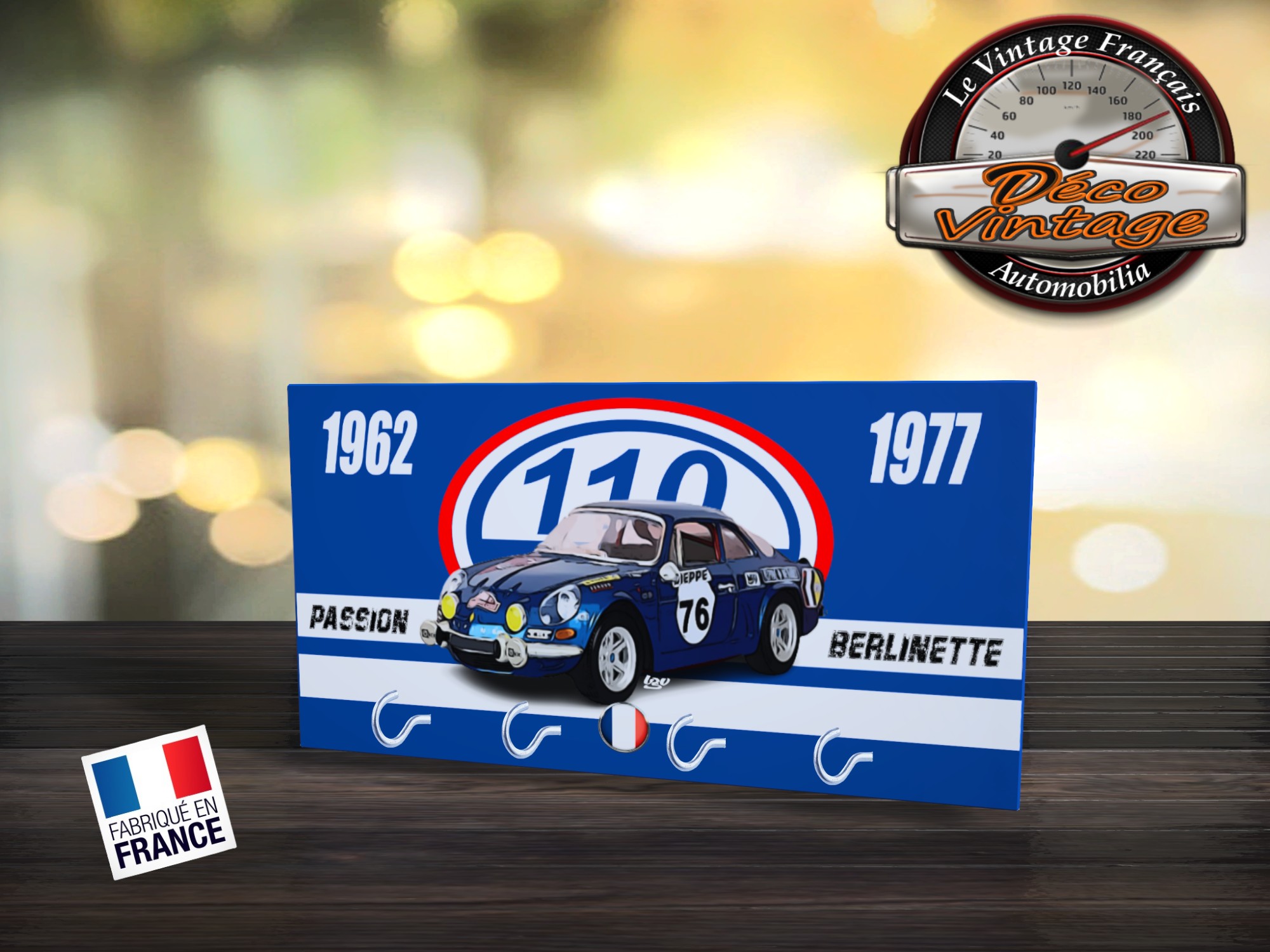 accroche-clés alpine A110 berlinette