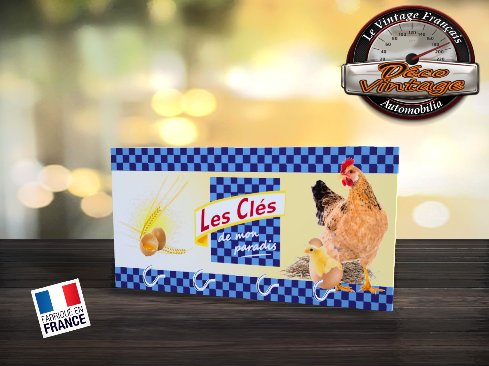 accroche-clés vintage lustucru