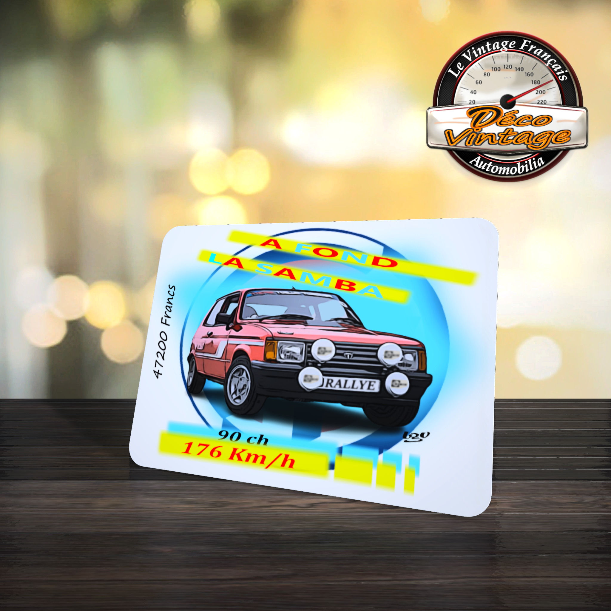 tapis de souris talbot samba rallye