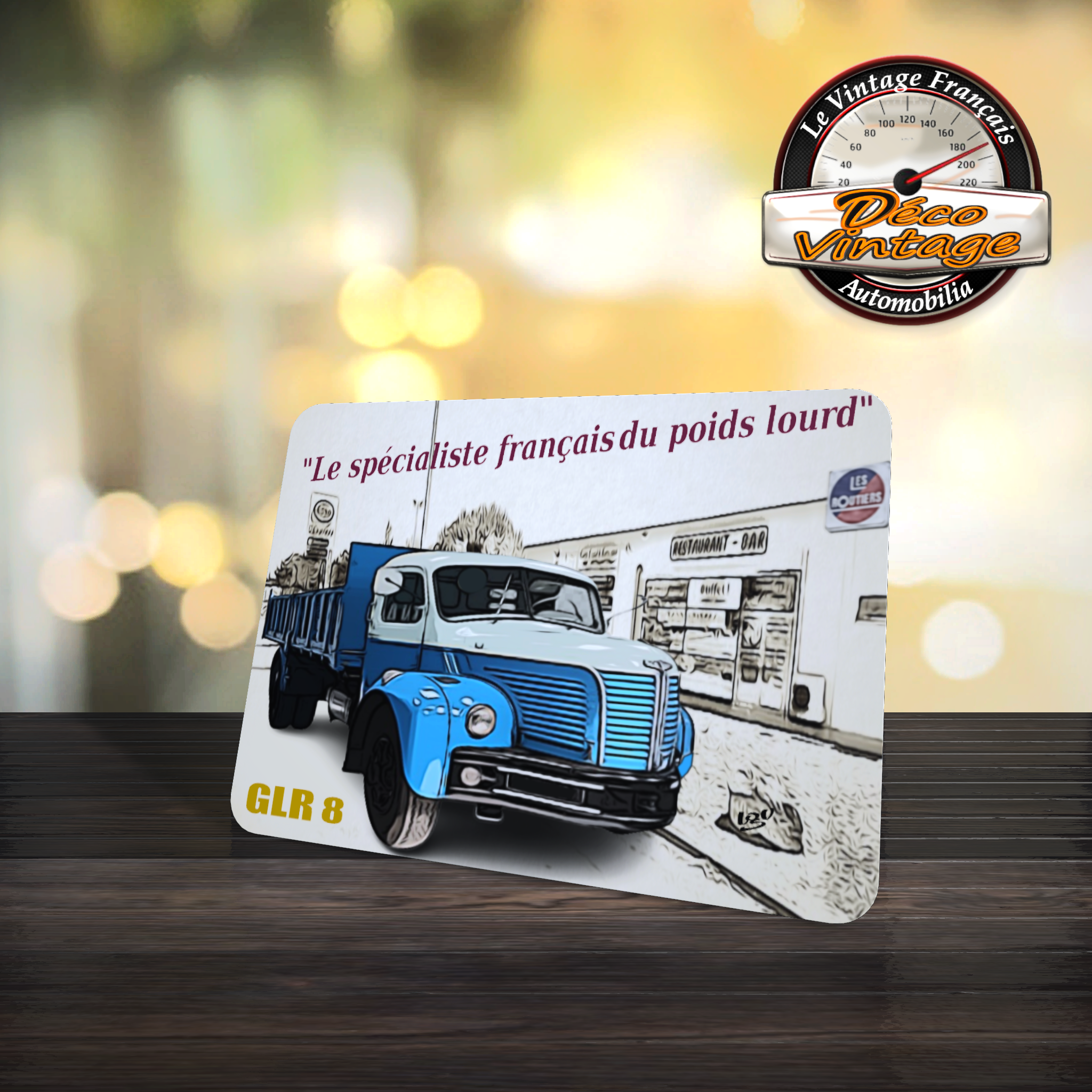 tapis de souris camion berliet glr8