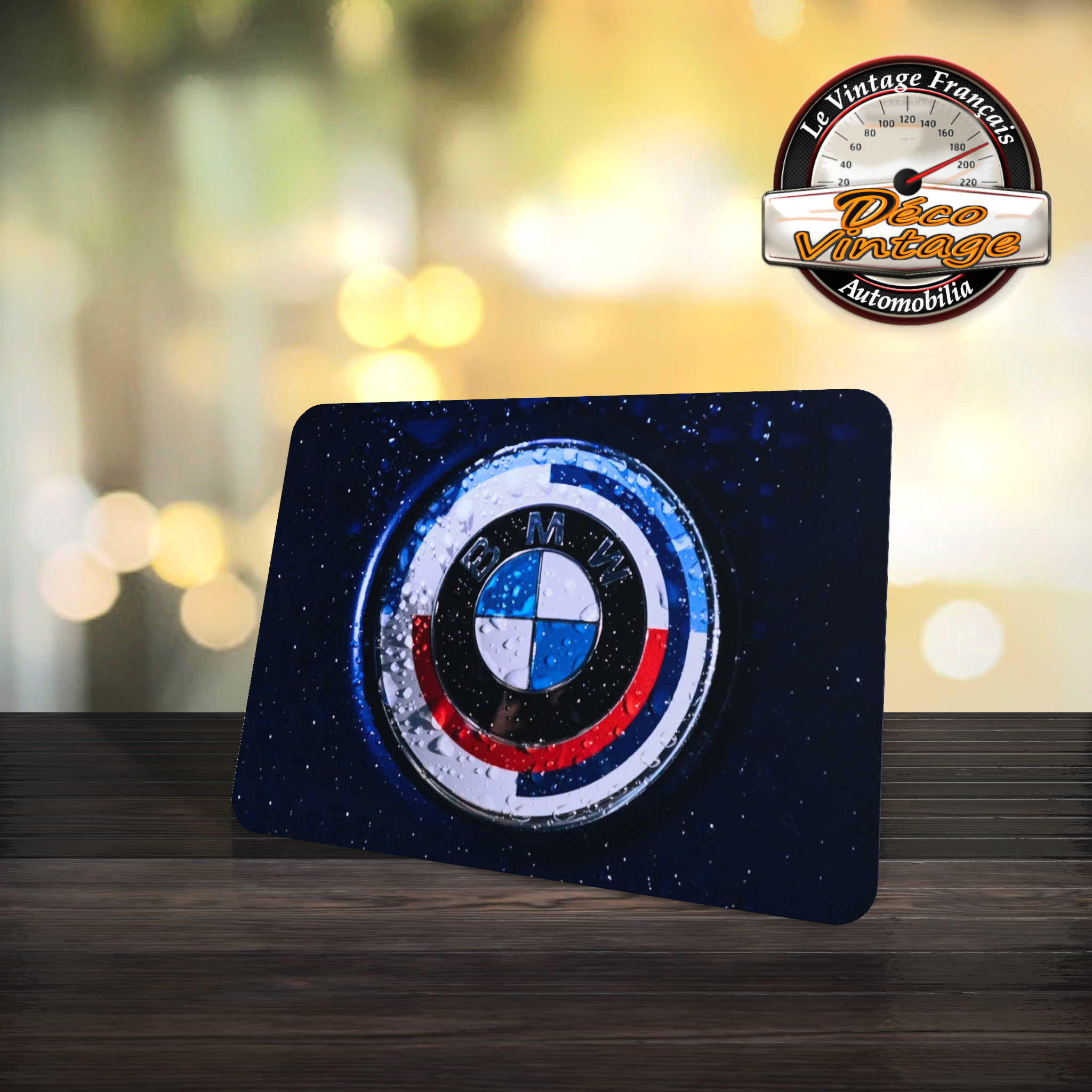 tapis de souris logo bmw pluie