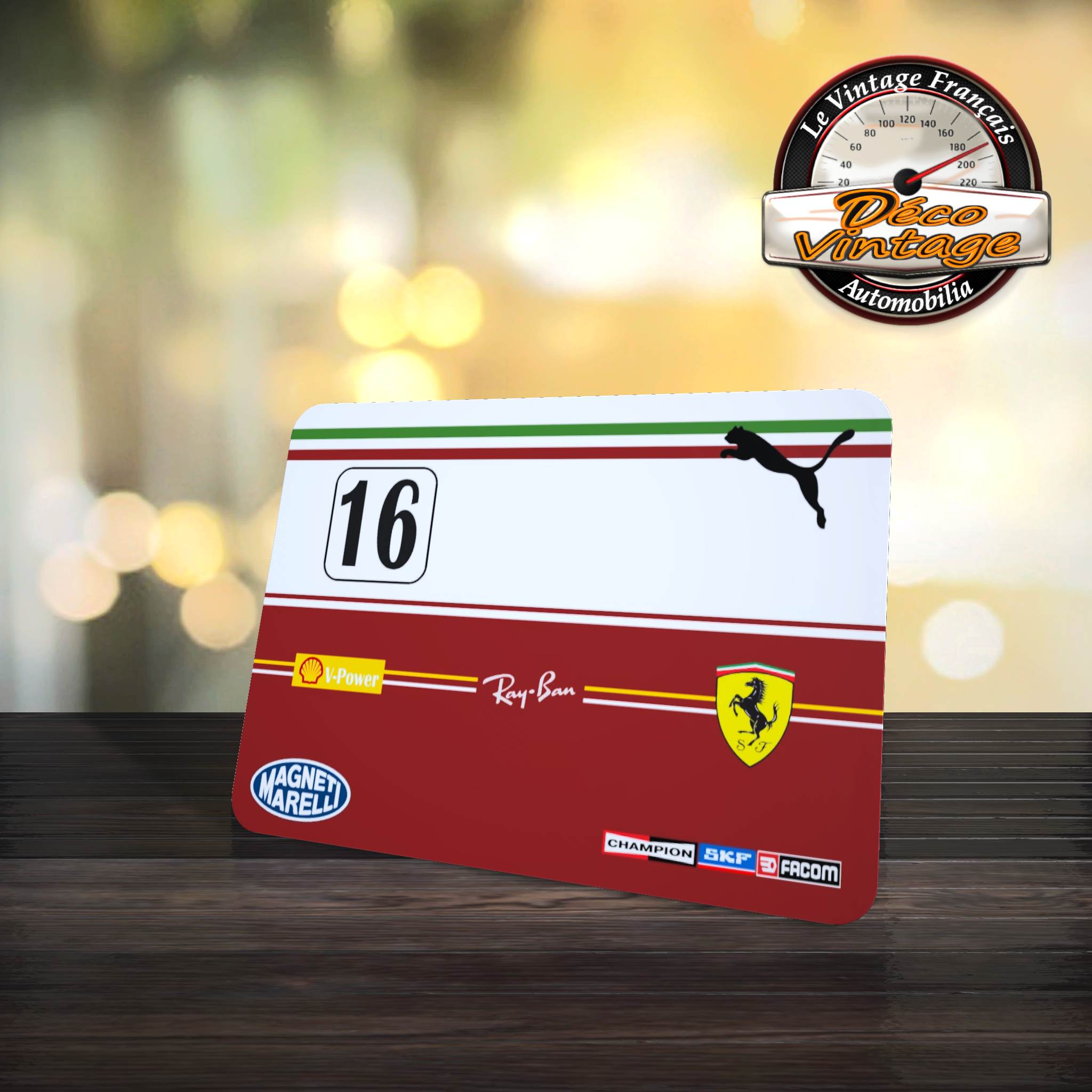 tapis de souris ferrari f1 sponsors