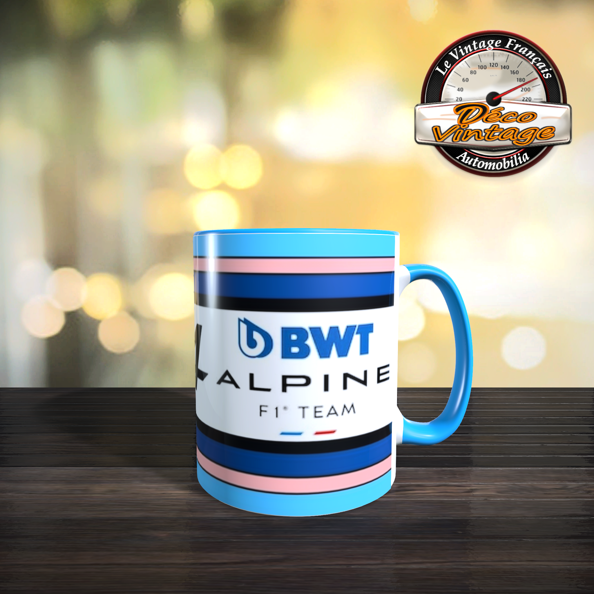 mug Alpine f1 logo
