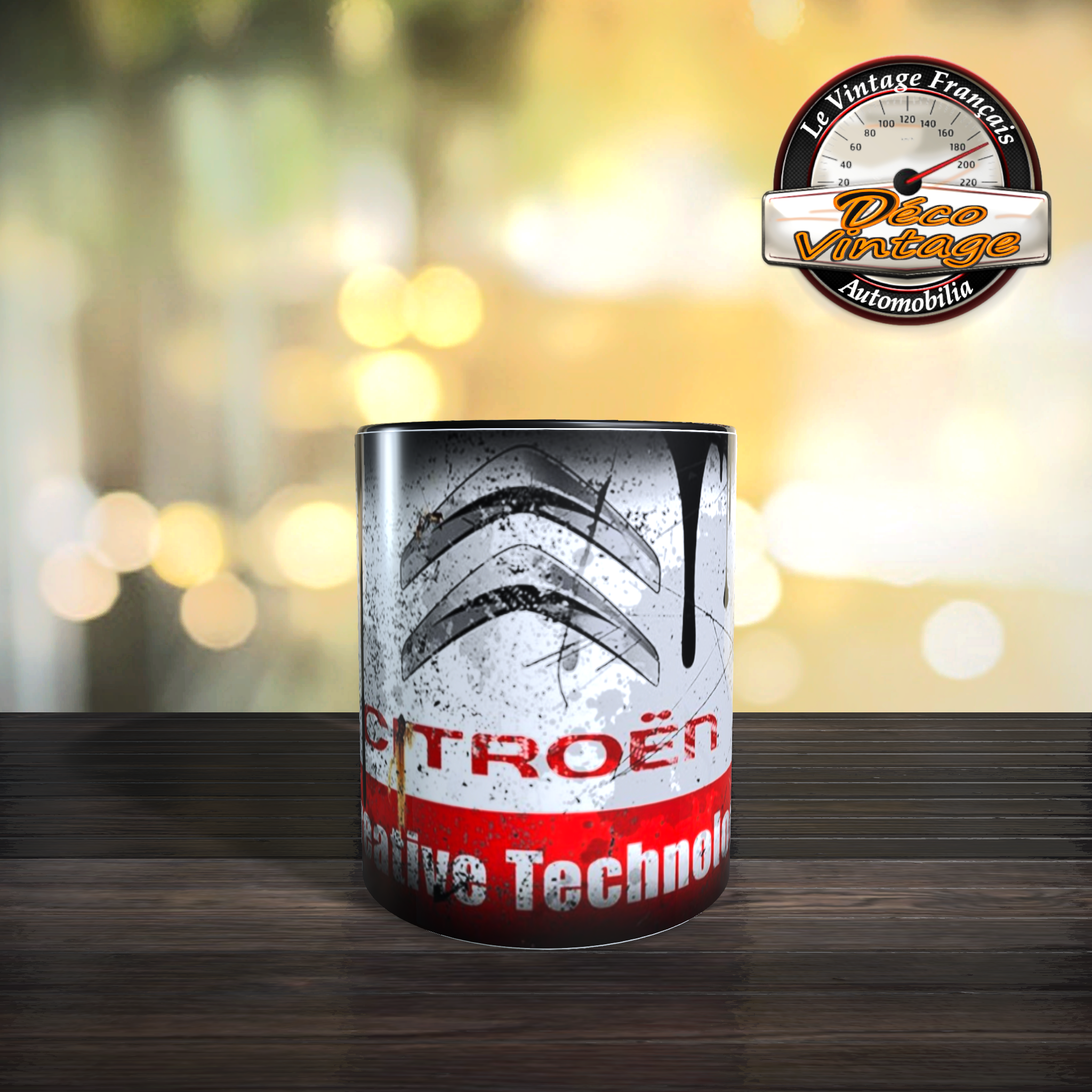 mug citroen logo