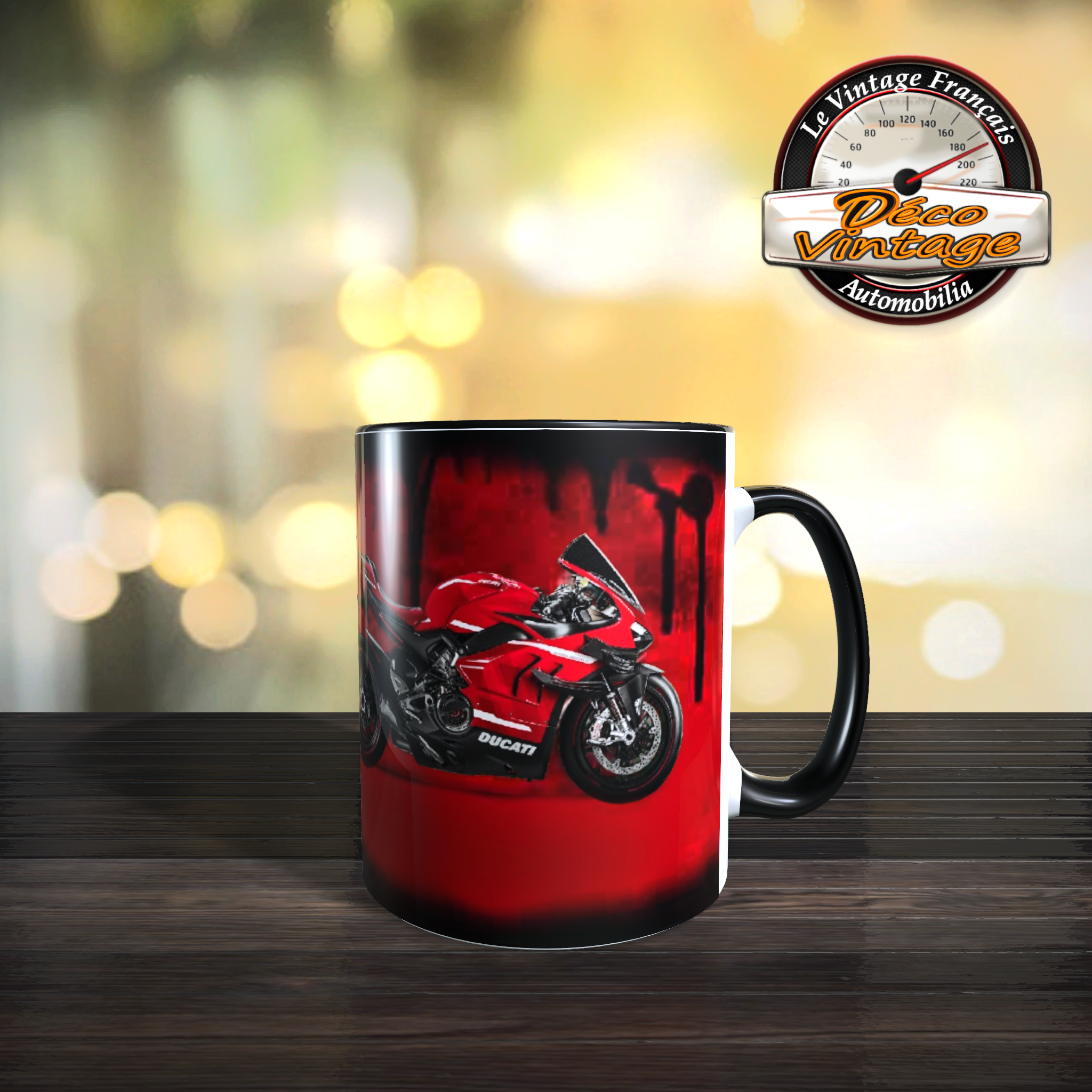 mug ducati logo