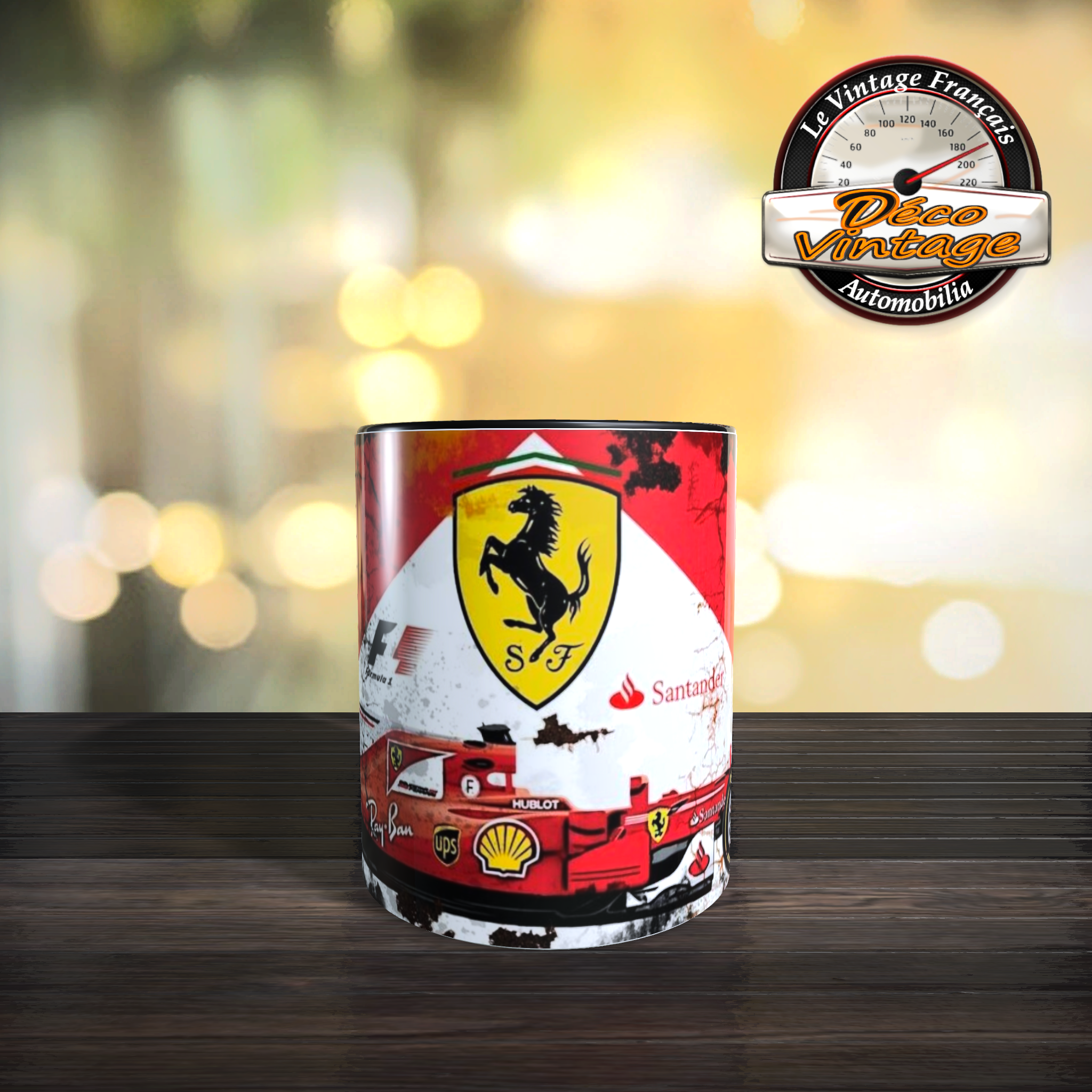 mug ferrari f1 logo