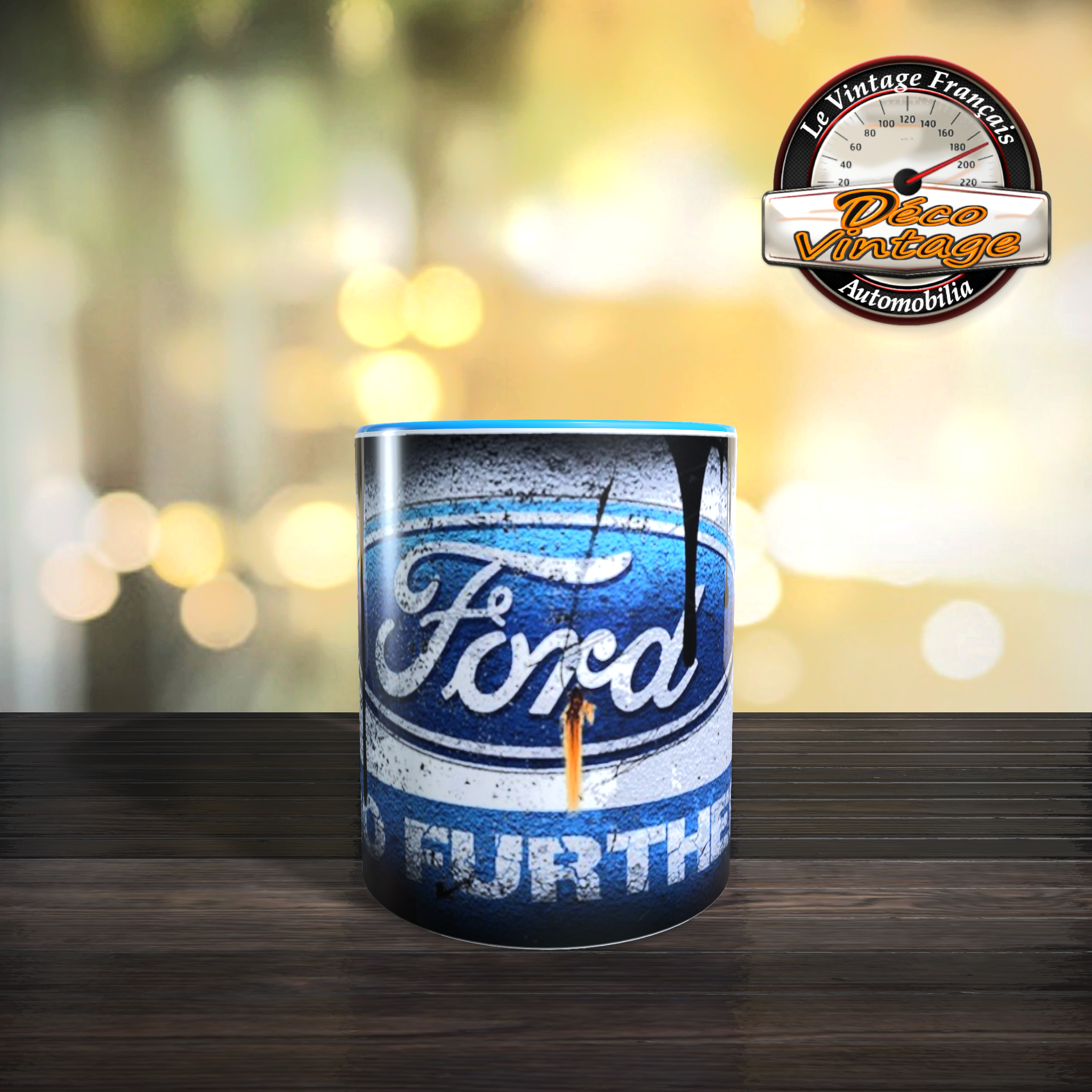 mug ford logo huile
