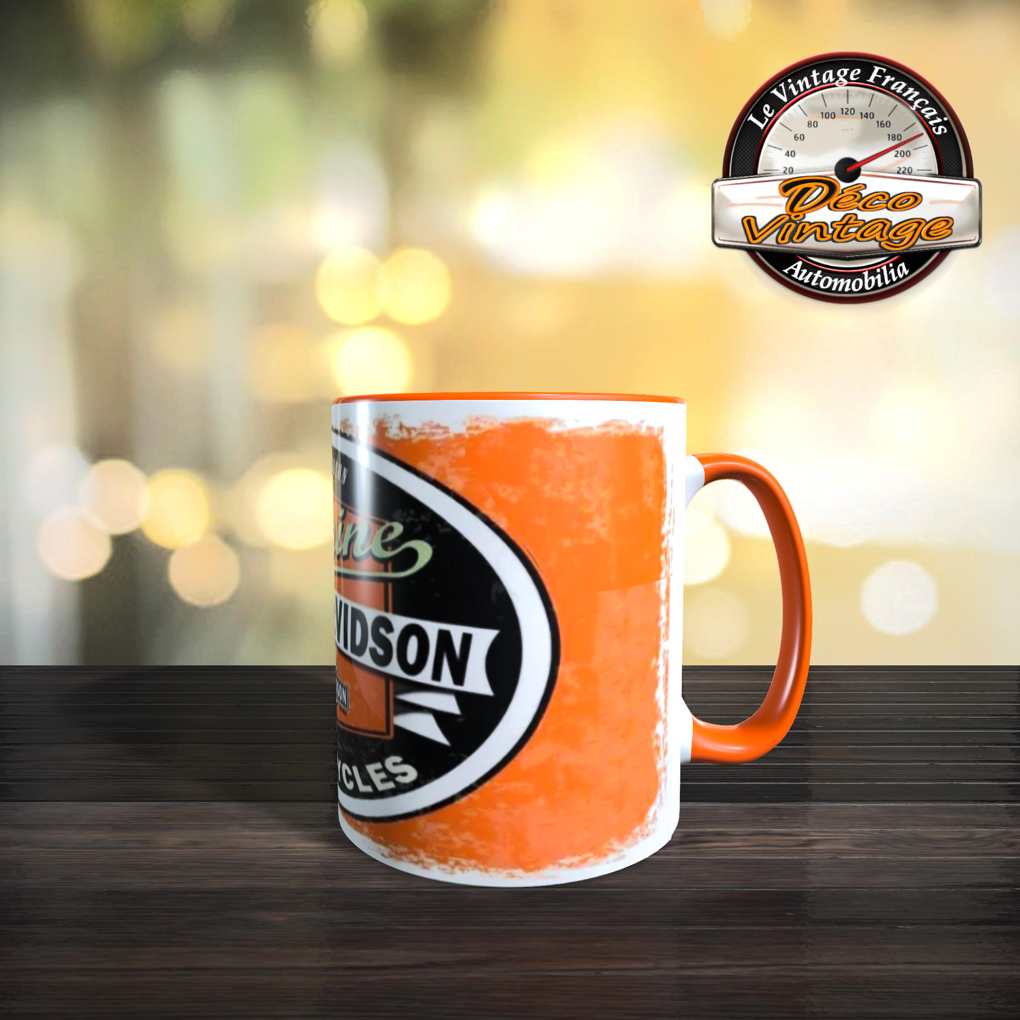 mug harley genuine logo
