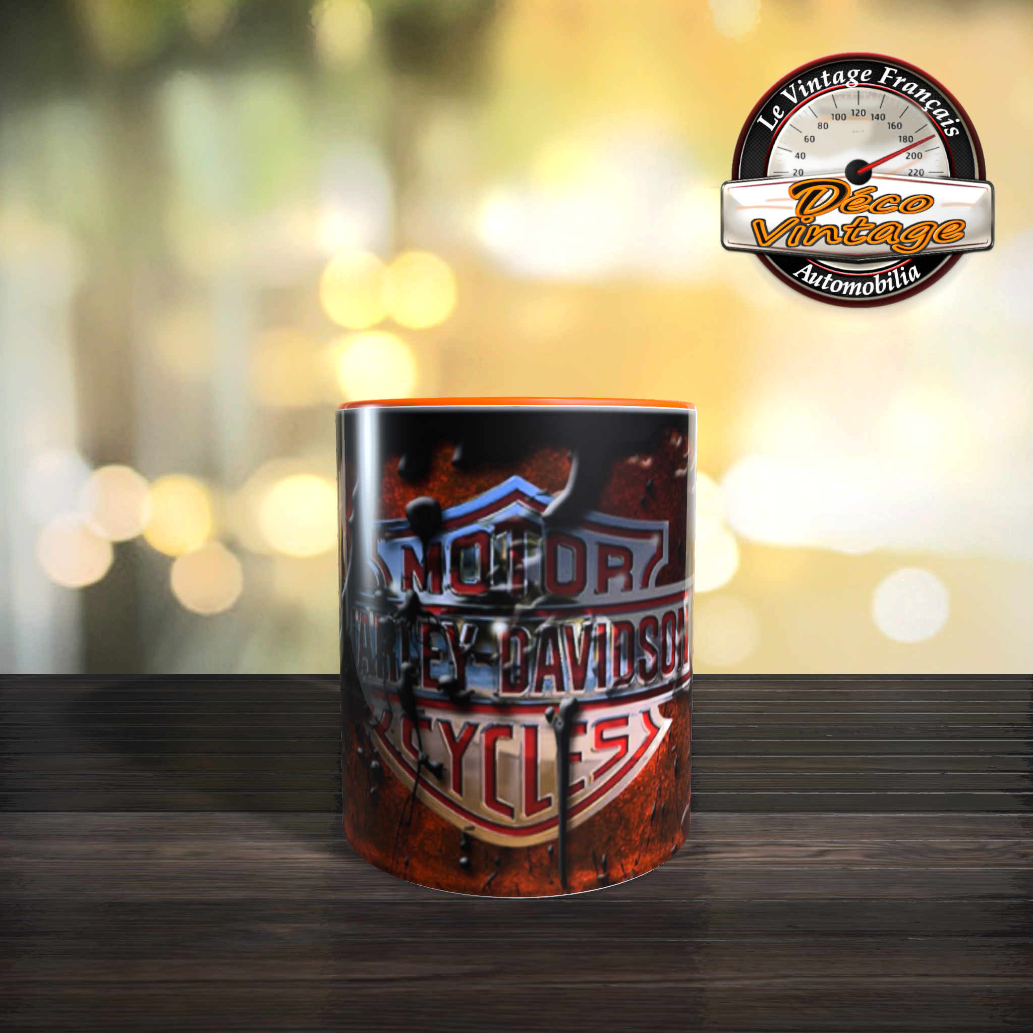 Mug harley relief logo