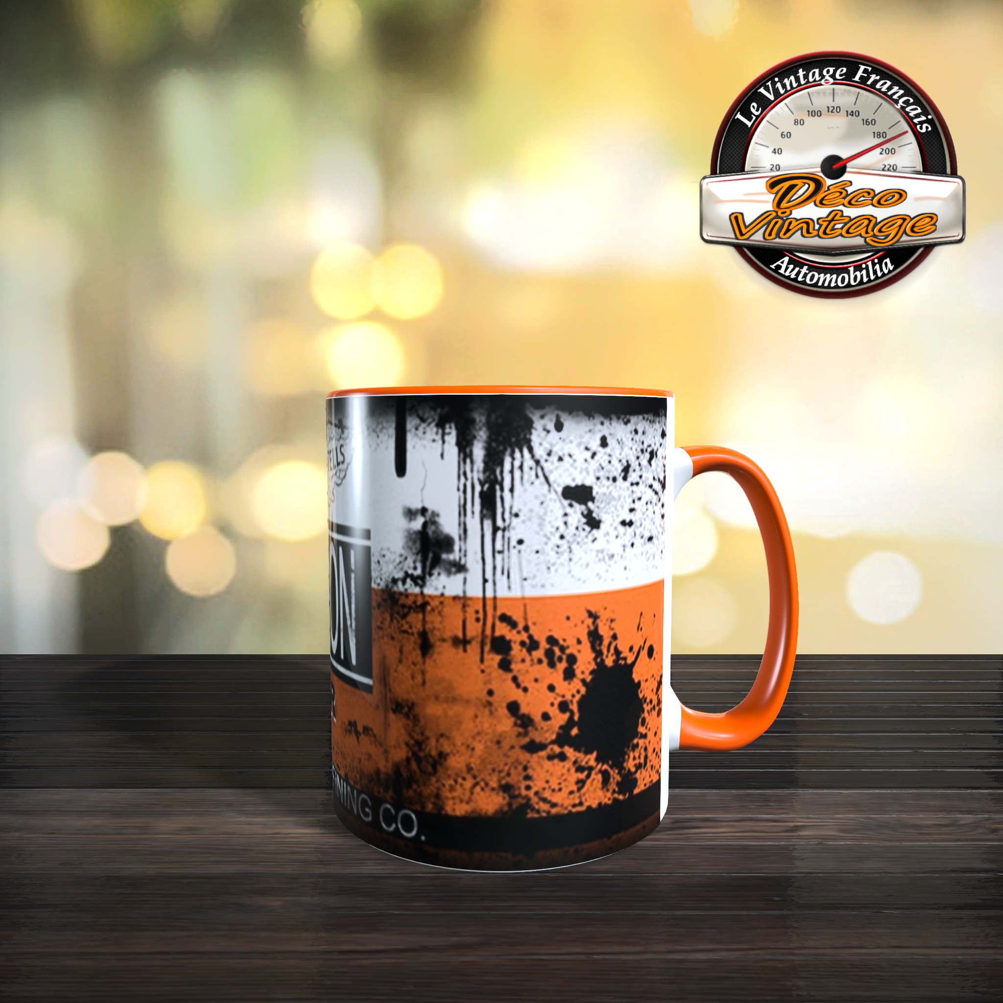 Mug johnson oil rétro