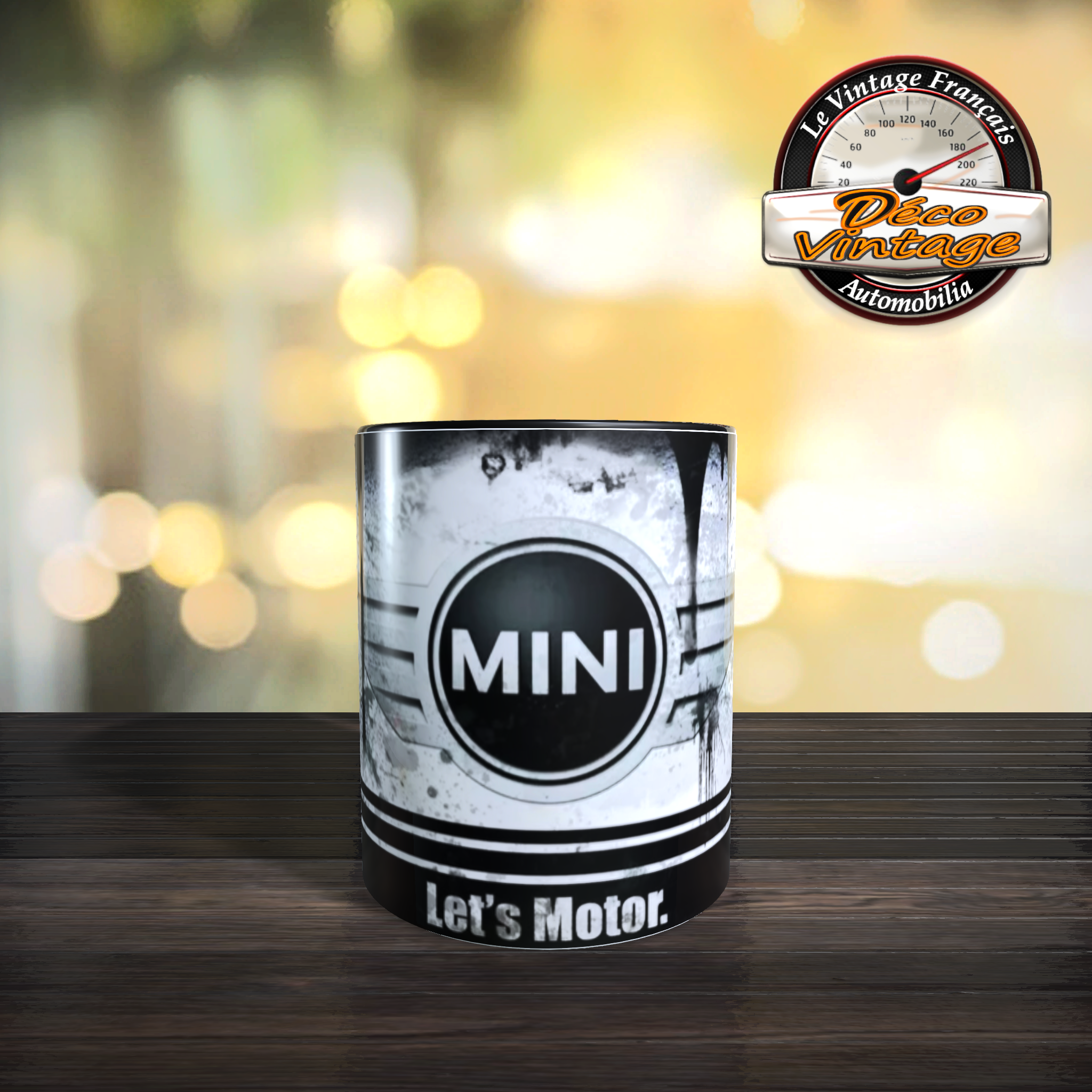 Mug mini logo blanc dirty